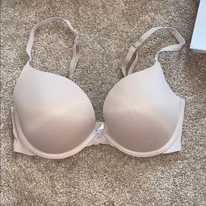Slight push up nude CK bra